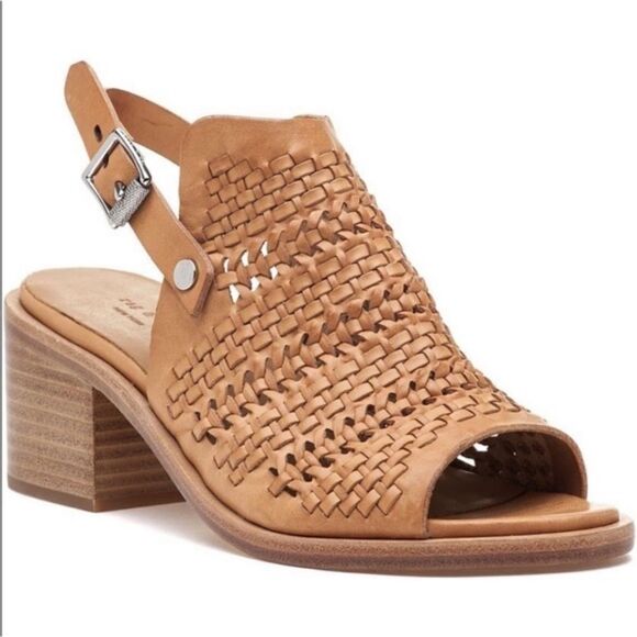 NIB Rag & Bone Wyatt Mid Heel in Natural Woven - Picture 5 of 9